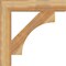 Ekena Millwork Westlake Block Rough Sawn Bracket, Western Red Cedar, 4"W x 24"D x 24"H BKT04X24X24WTL05RWR - alternate 3